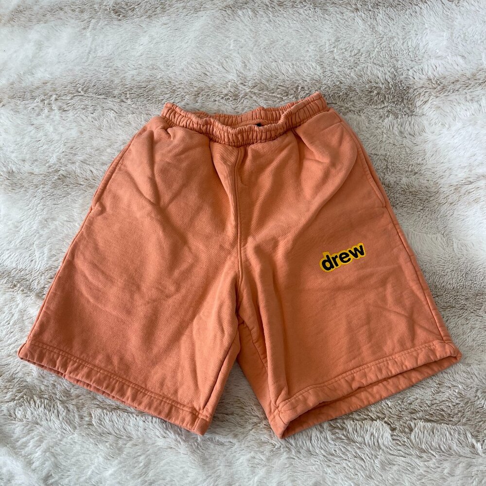 Drew House Bieber-era Secret Sweat Shorts in Orange XXS